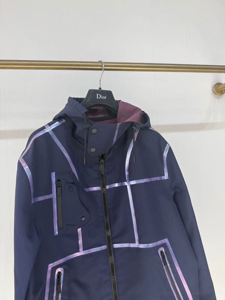 Dior Dior Purple Reflective Stripe Zip Jacket Size US XL / EU 56 / 4 - 2 Thumbnail