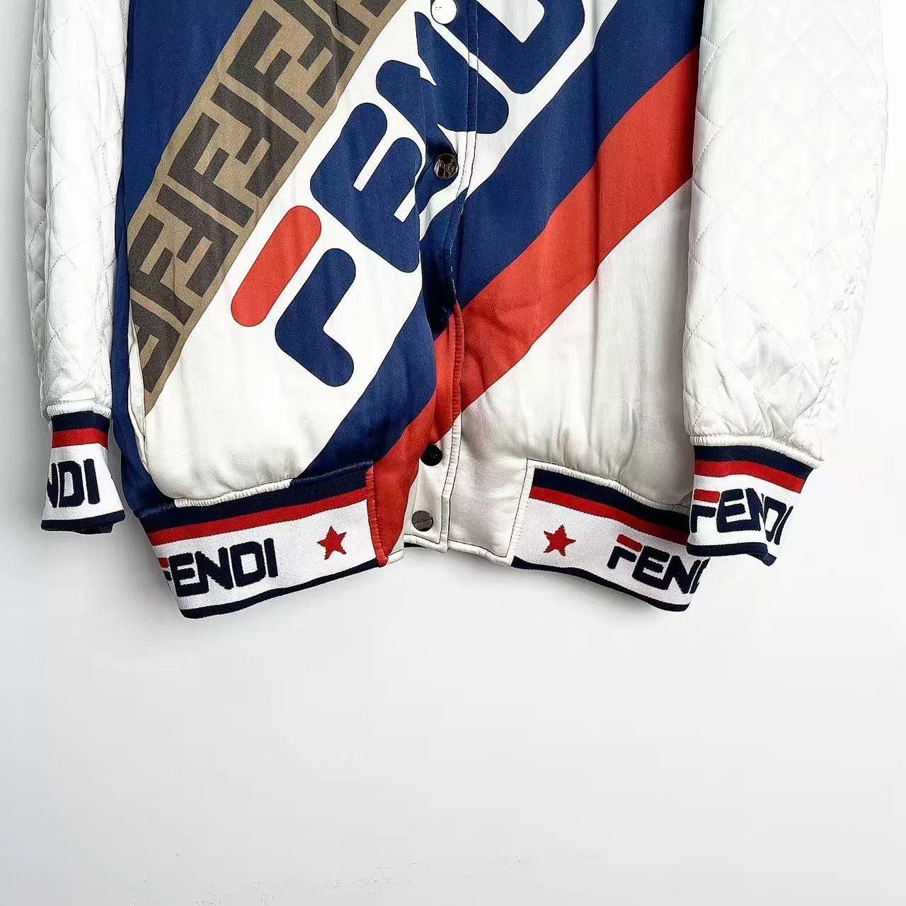 Fendi Fendi Colorblock Logo Reversible Jacket Size US XL / EU 56 / 4 - 3 Thumbnail