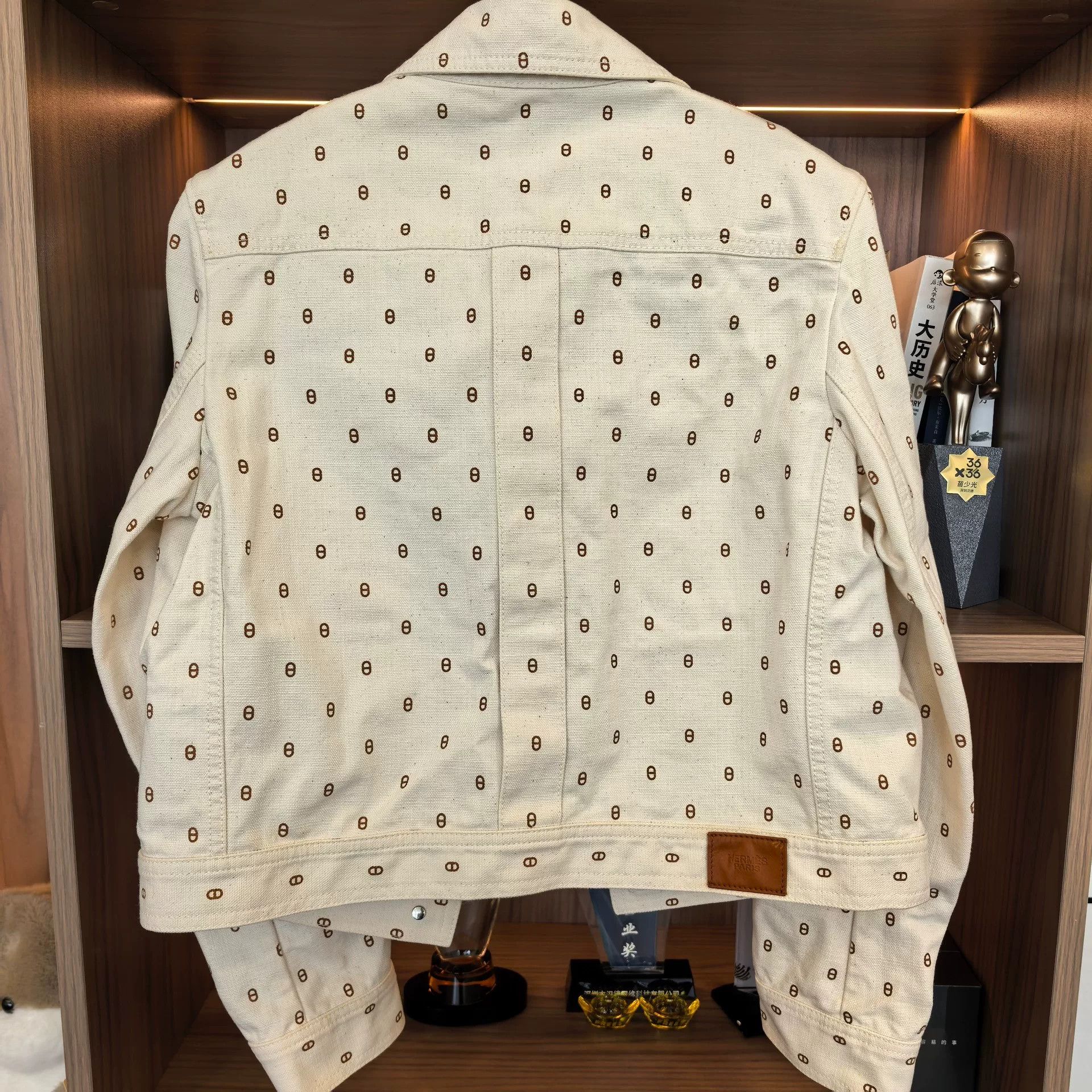 Hermes Hermes White Denim Jacket Size US S / EU 44-46 / 1 - 8 Thumbnail