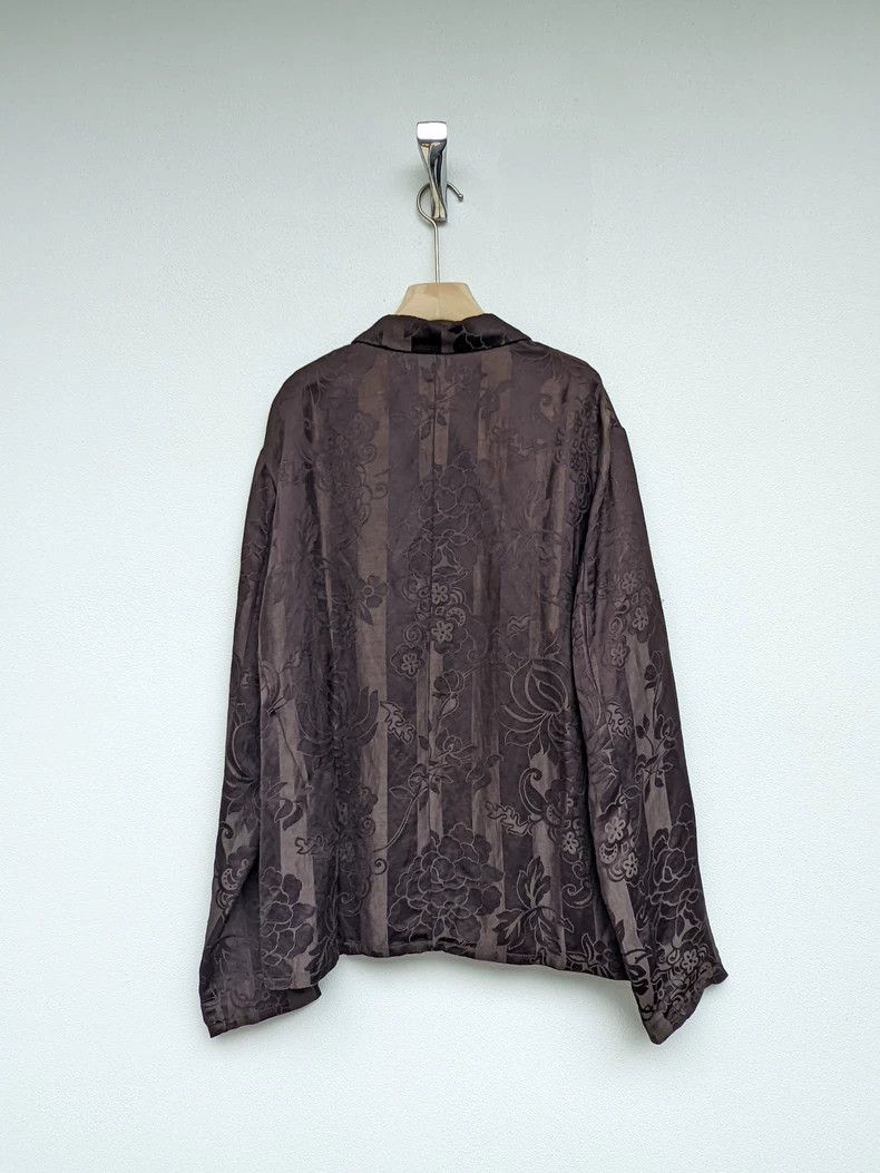 Haider Ackermann Haider Ackermann Linen Silk Shirt Jacket Size US XL / EU 56 / 4 - 2 Thumbnail