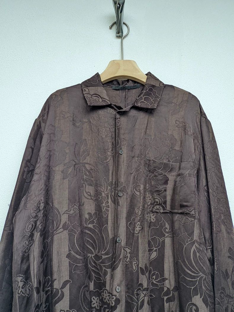 Haider Ackermann Haider Ackermann Linen Silk Shirt Jacket Size US XL / EU 56 / 4 - 4 Thumbnail