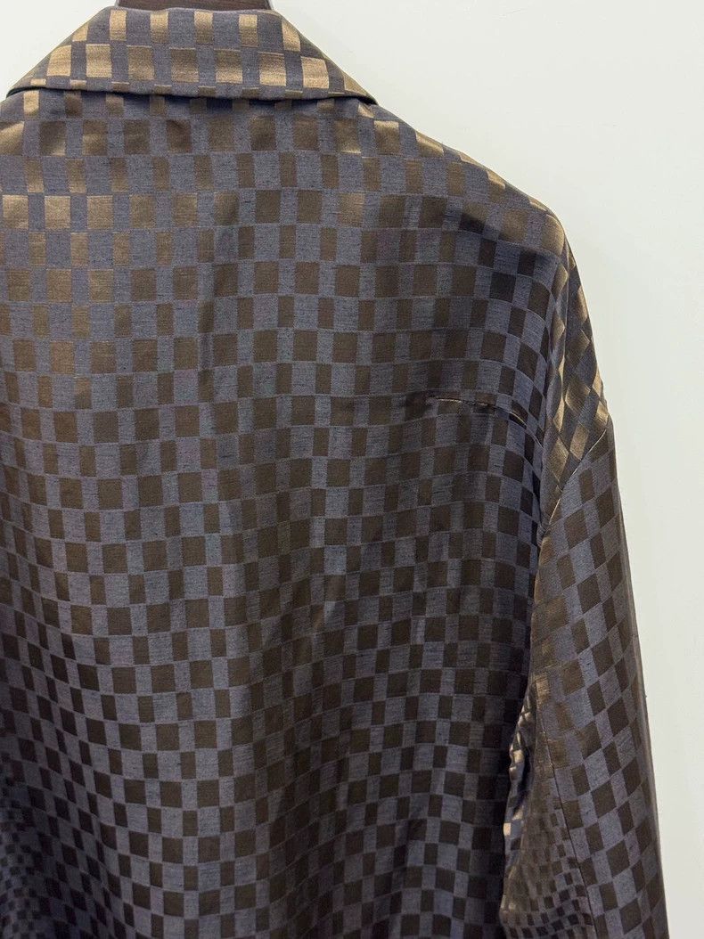 Haider Ackermann Haider Ackermann Checked Chocolate Blazer Size US M / EU 48-50 / 2 - 4 Thumbnail