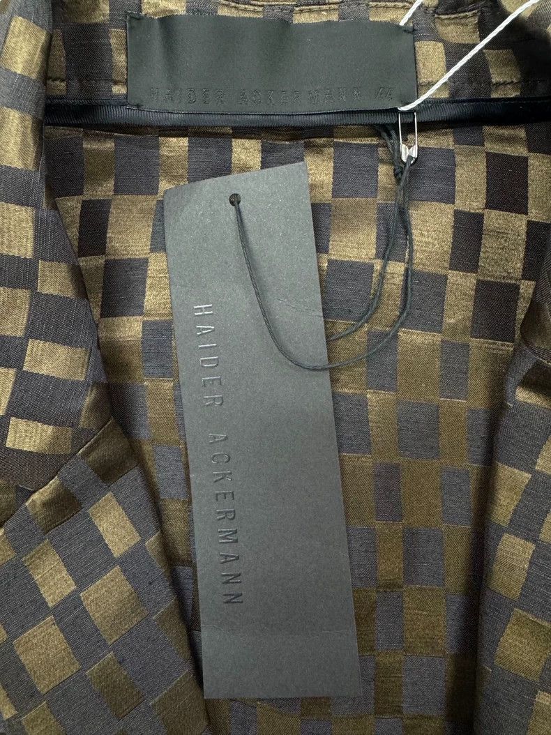 Haider Ackermann Haider Ackermann Checked Chocolate Blazer Size US M / EU 48-50 / 2 - 5 Thumbnail