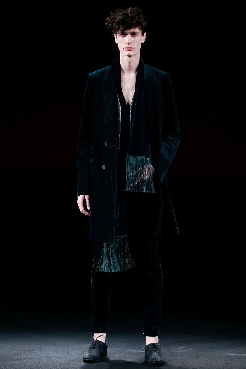 Haider Ackermann Haider Ackermann Men's Velvet Trench Coat Size US XL / EU 56 / 4 - 7 Thumbnail