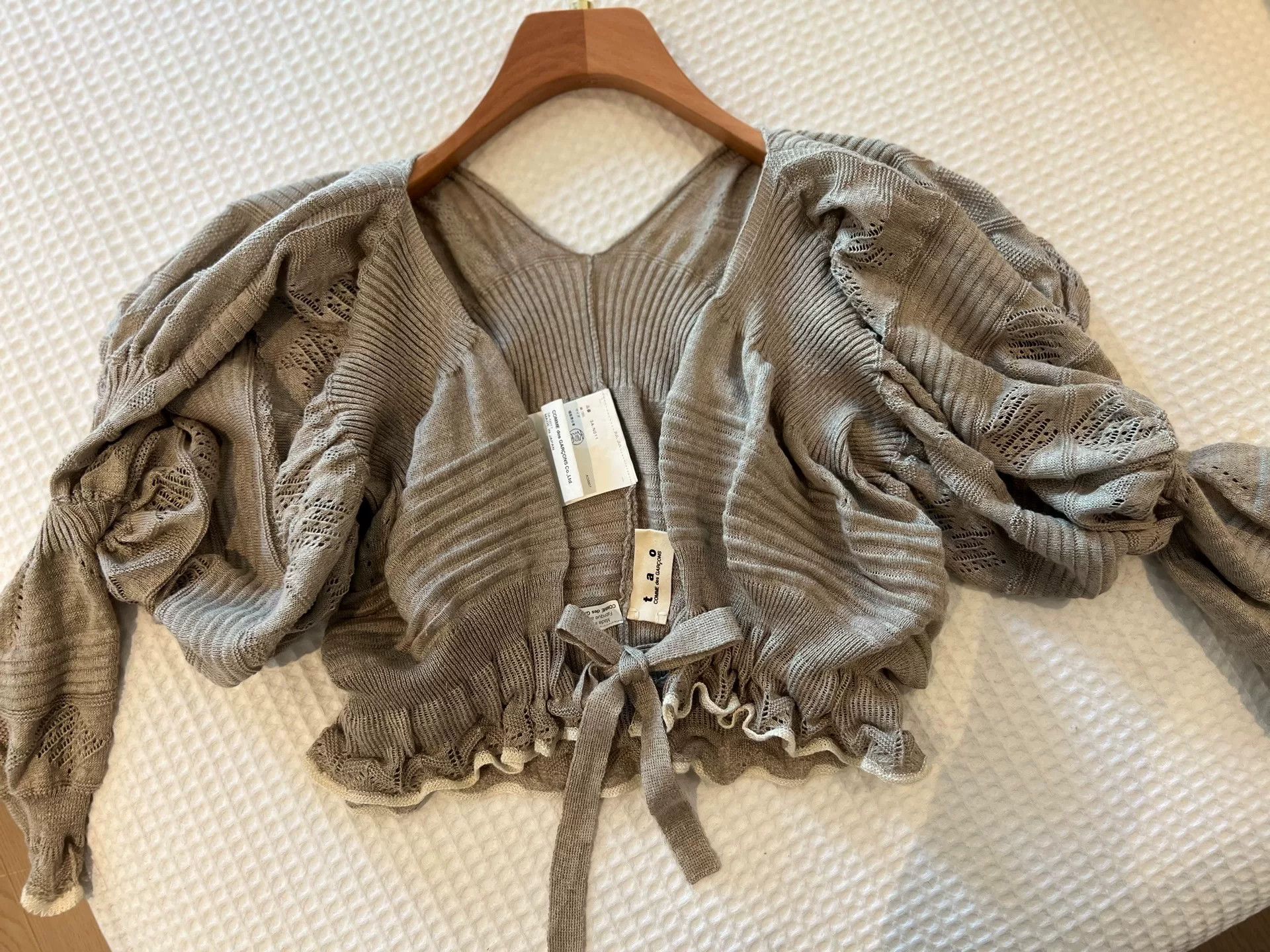 Comme des Garcons CDG TAO ad2007 Knit Cardigan Size US XXS / EU 40 - 4 Thumbnail