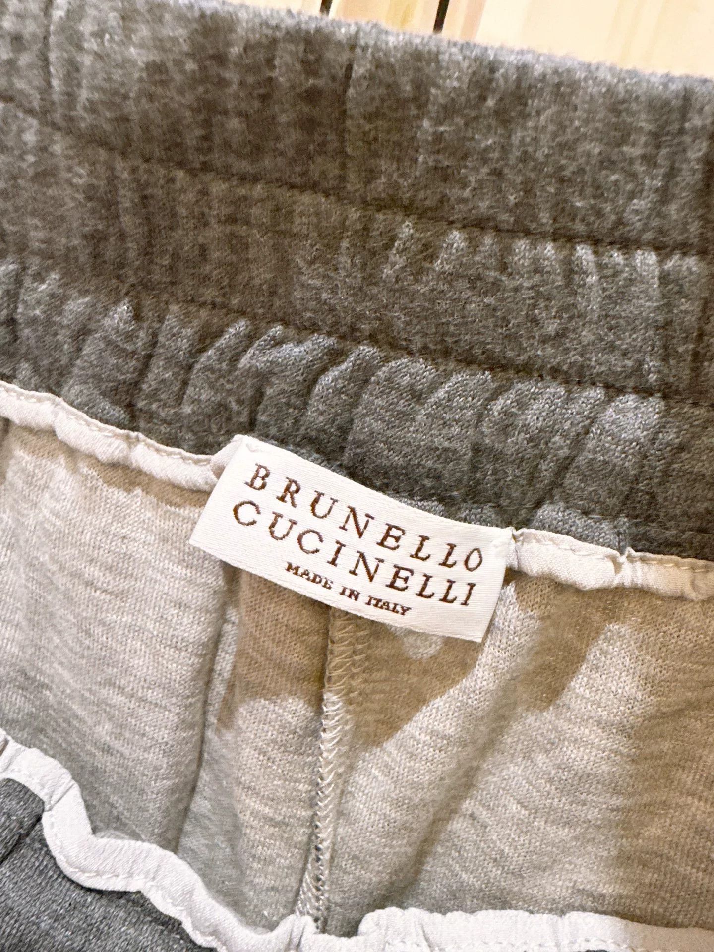 Brunello Cucinelli Brunello Cucinelli Gray Beaded Sweatpants Size US 30 / EU 46 - 7 Thumbnail