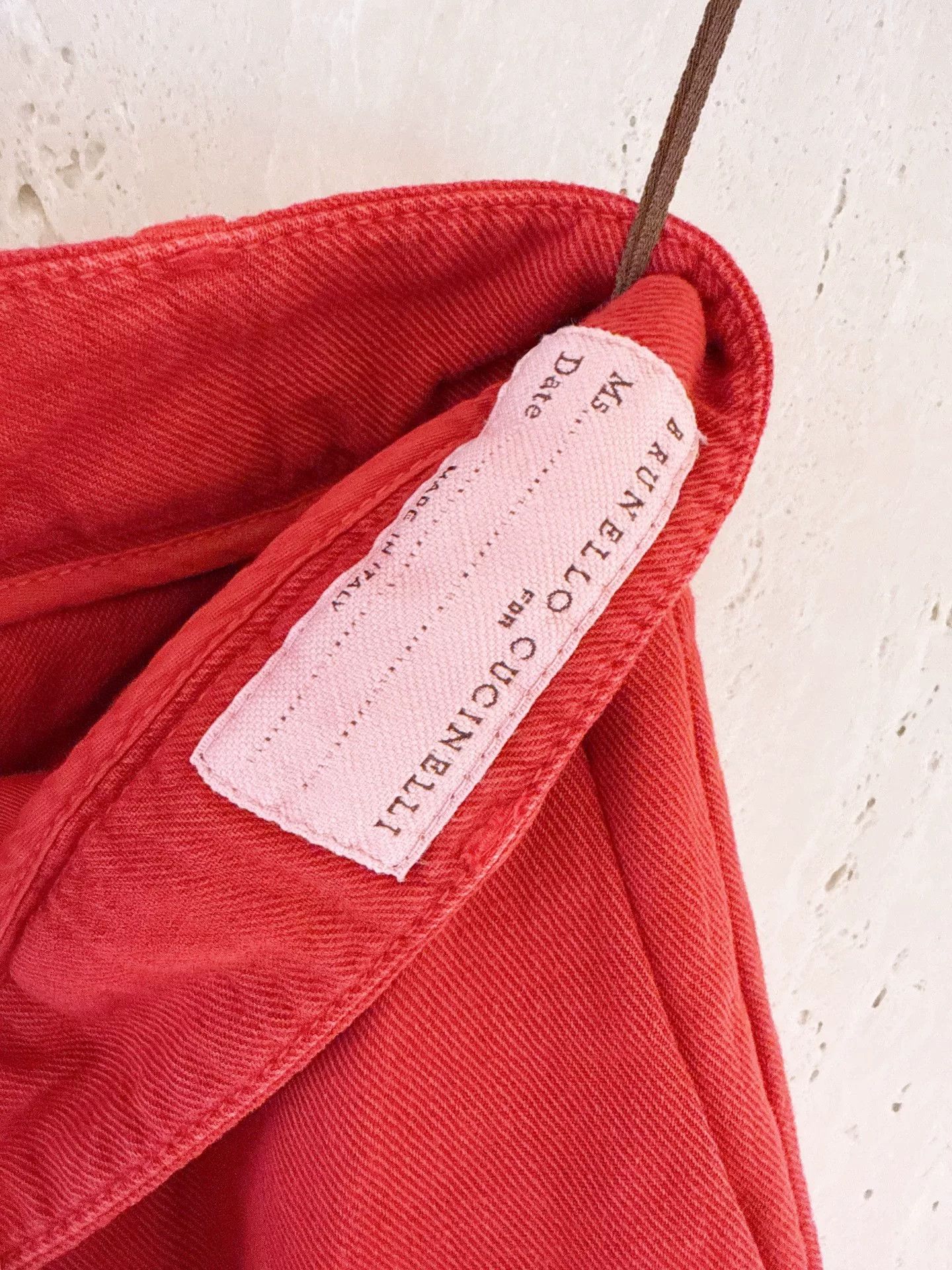 Brunello Cucinelli Brunello Cucinelli Red Cotton-Linen Shorts Size US 38 / EU 54 - 8 Thumbnail