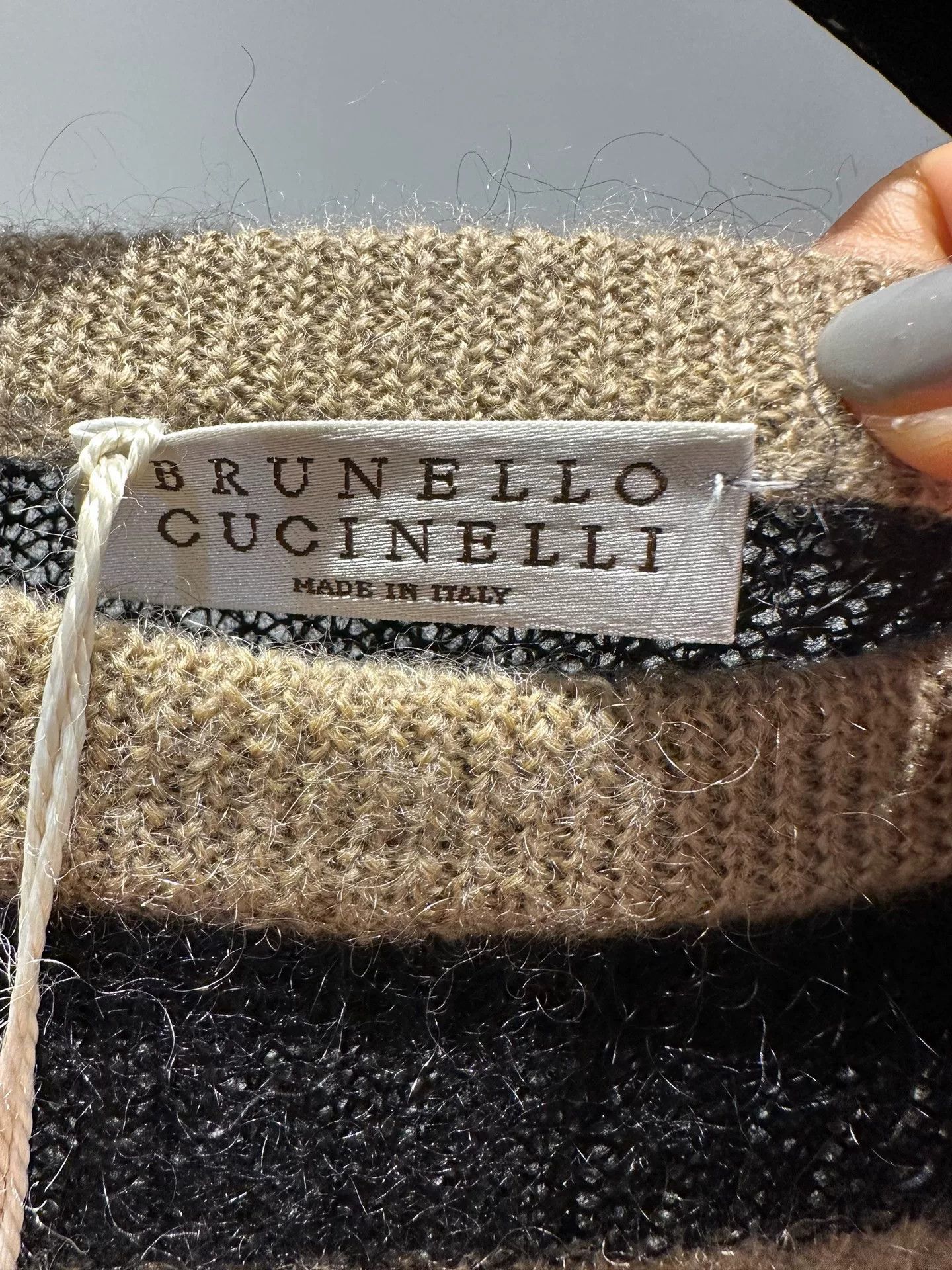 Brunello Cucinelli Brunello Cucinelli Striped Sweater S Size US S / EU 44-46 / 1 - 2 Thumbnail