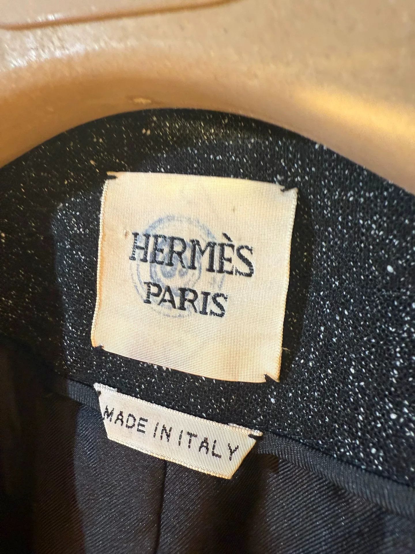 Hermes Hermes Size 40 Gray Blazer Size US M / EU 48-50 / 2 - 2 Thumbnail
