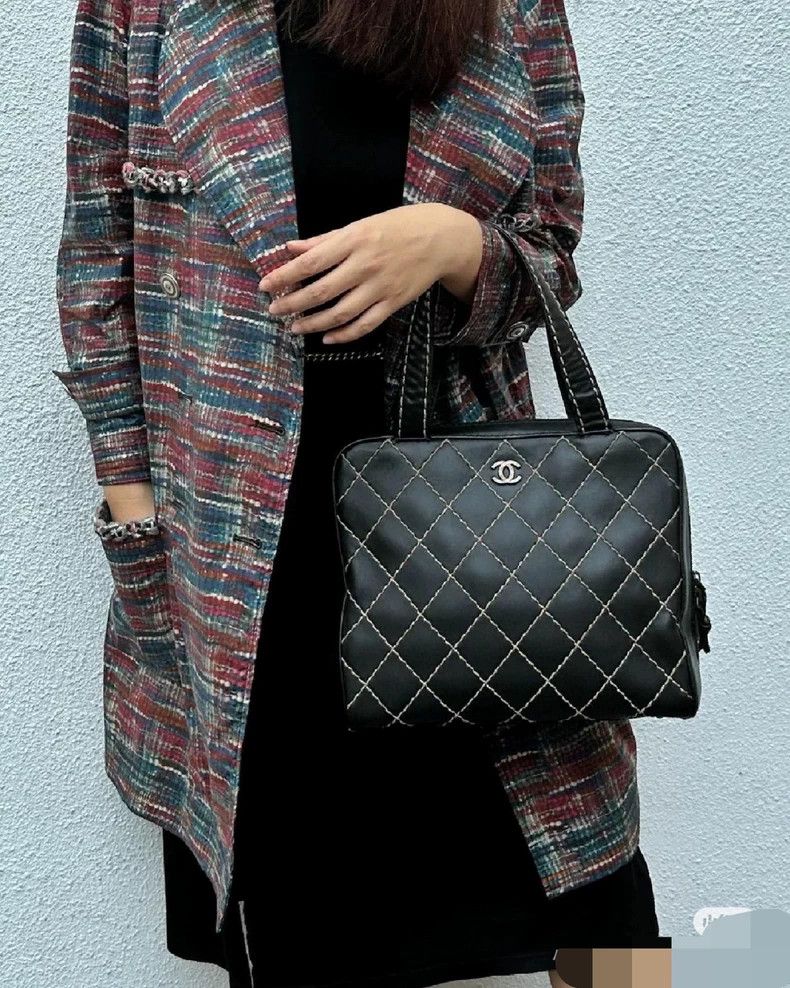 Chanel Chanel Multicolor Double-Breasted Trench Coat Size US XS / EU 42 / 0 - 9 Thumbnail