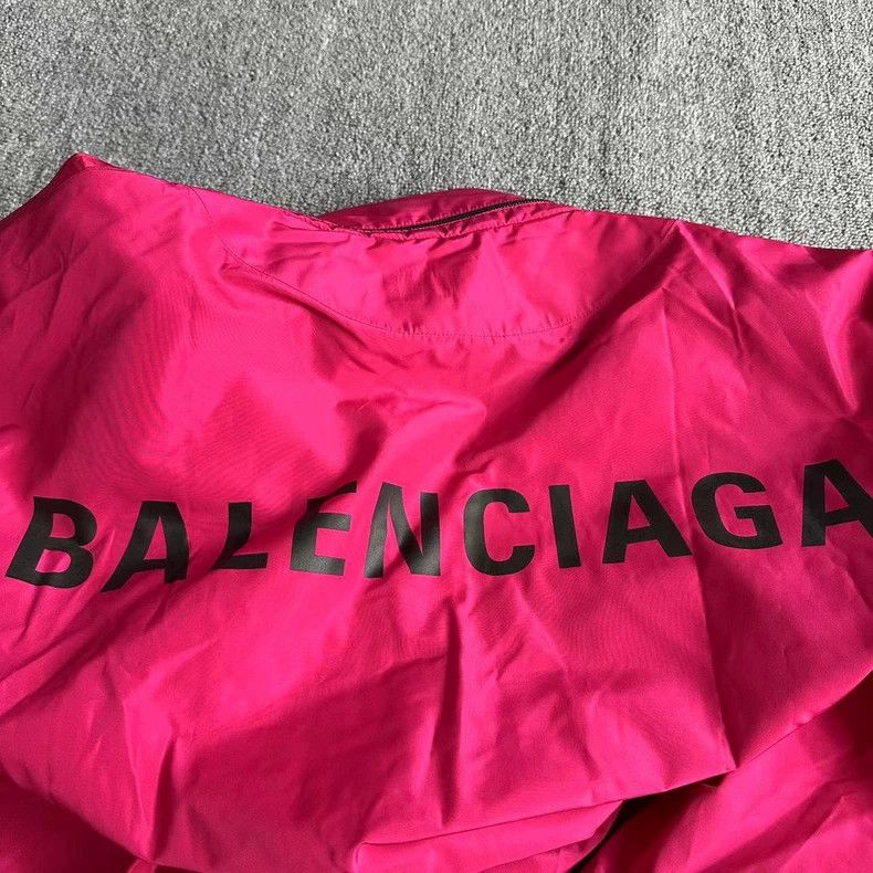 Balenciaga Balenciaga Pink Coach Jacket Size US S / EU 44-46 / 1 - 6 Thumbnail