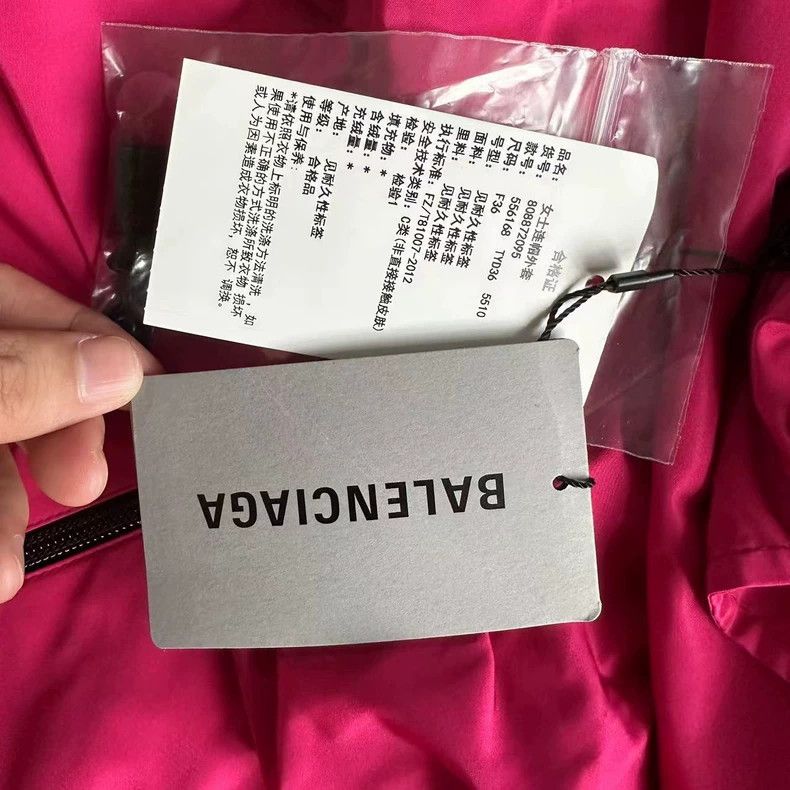 Balenciaga Balenciaga Pink Coach Jacket Size US S / EU 44-46 / 1 - 4 Thumbnail