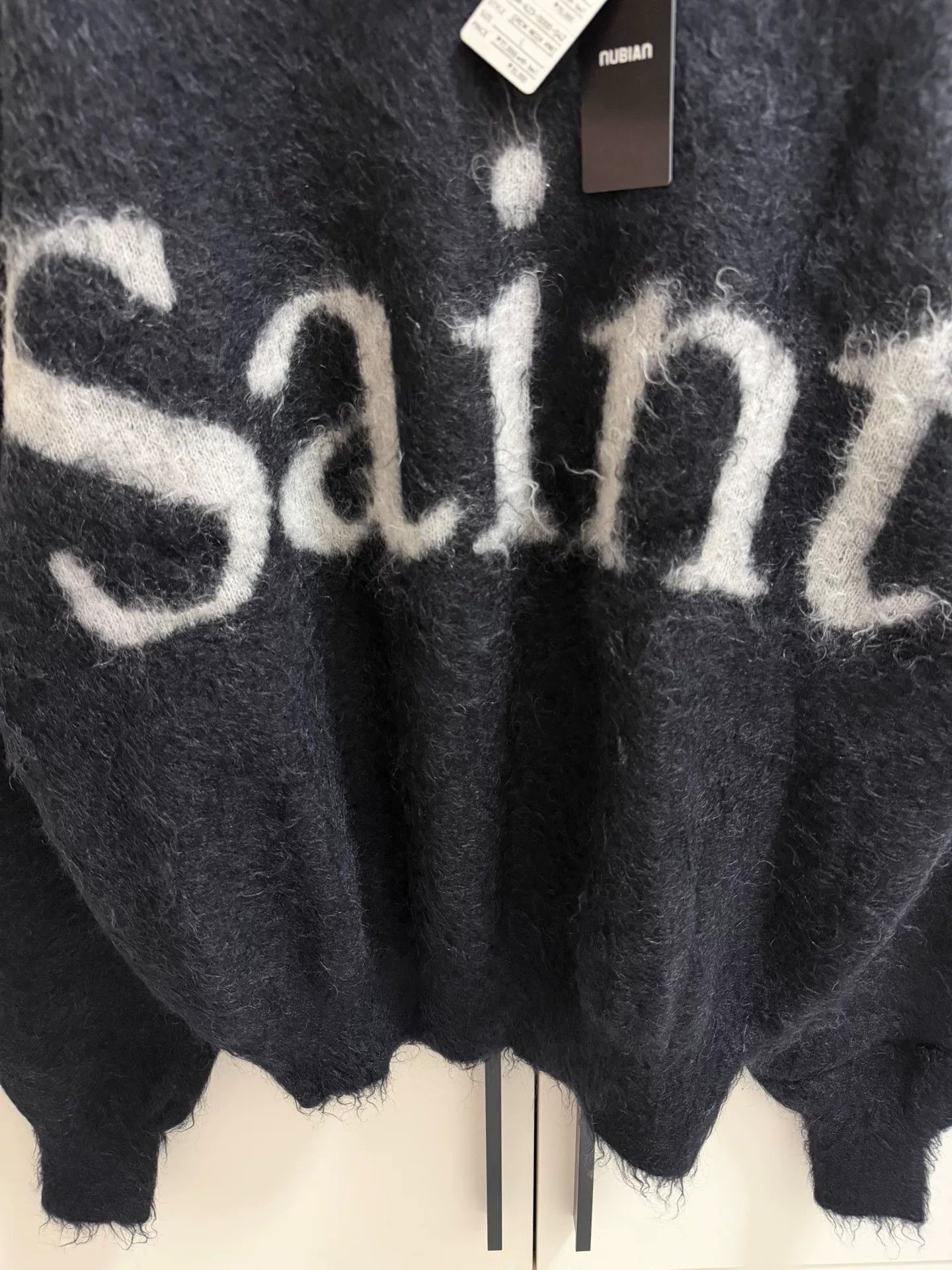 Saint Laurent Paris SAINT LOGO CREW NECK KNIT Size US L / EU 52-54 / 3 - 4 Thumbnail