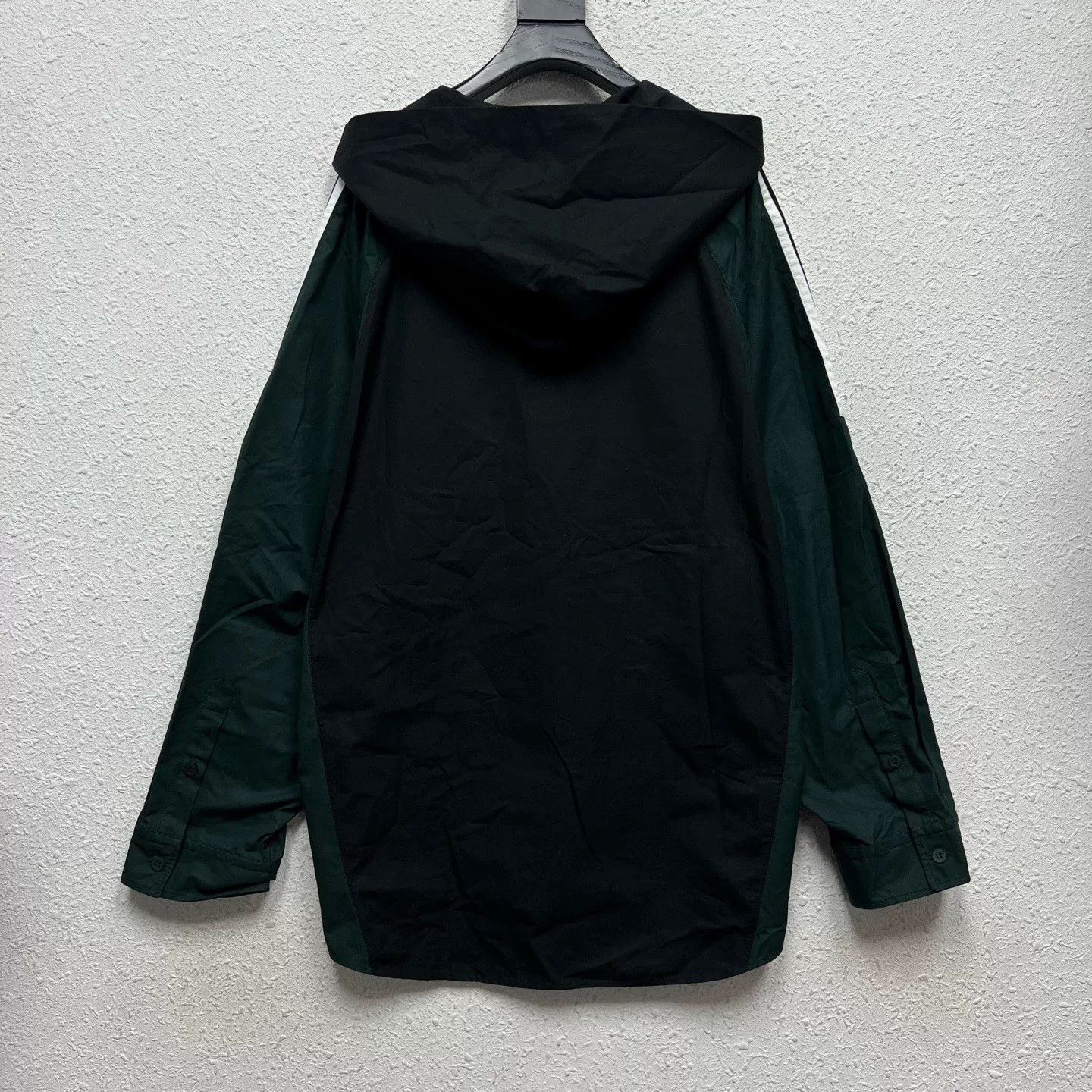 Balenciaga Balenciaga Adidas Hooded Shirt Jacket Size US M / EU 48-50 / 2 - 2 Thumbnail
