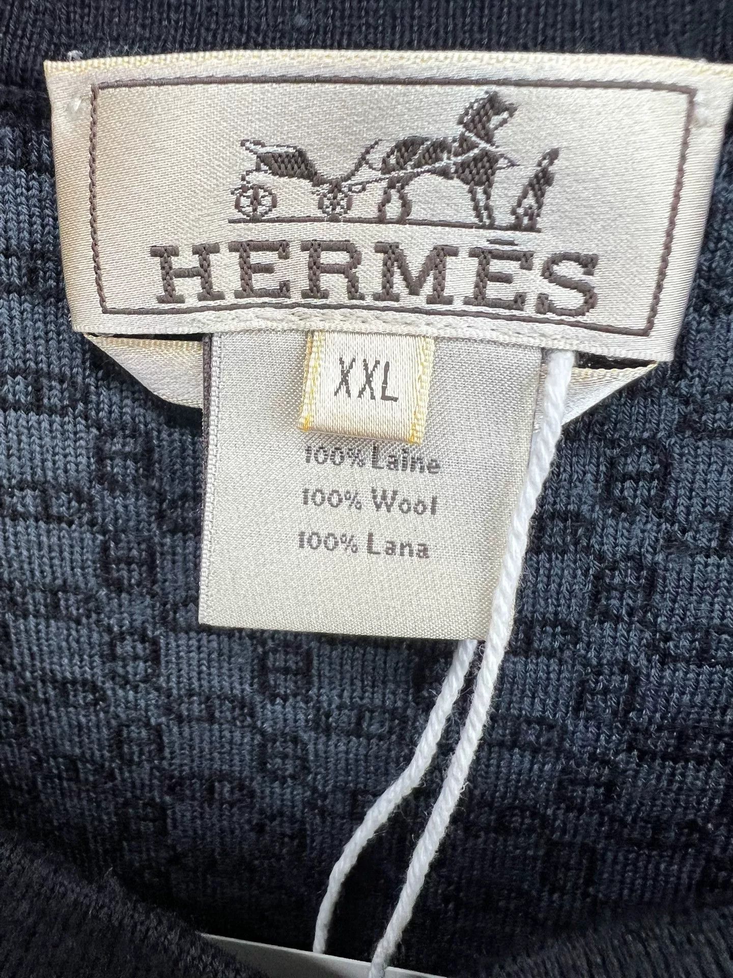 Hermes Hermes Pig Nose Print Wool Sweater XXL Size US XXL / EU 58 / 5 - 3 Thumbnail
