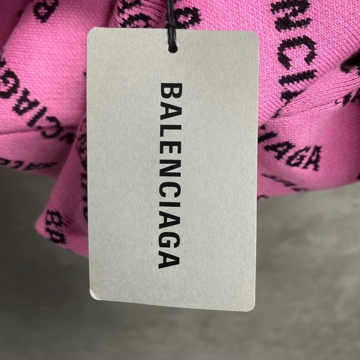 Balenciaga Balenciaga Pink Logo Print Sweater Size US XS / EU 42 / 0 - 6 Thumbnail