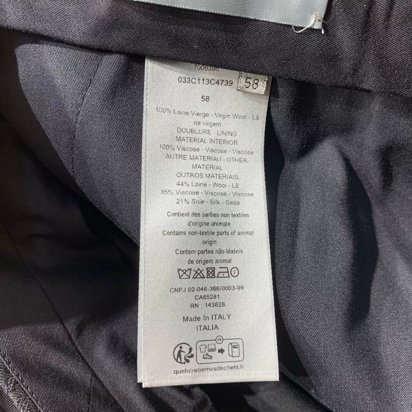 Dior Dior Dark Patterned Suit Trousers Size US 38 / EU 54 - 5 Thumbnail