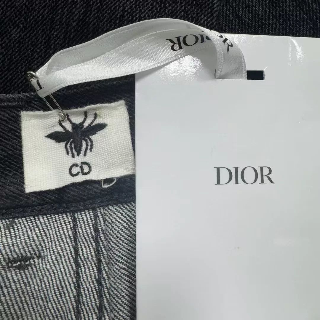 Dior Christian Dior New Black Gray Jeans Size US 36 / EU 52 - 3 Thumbnail