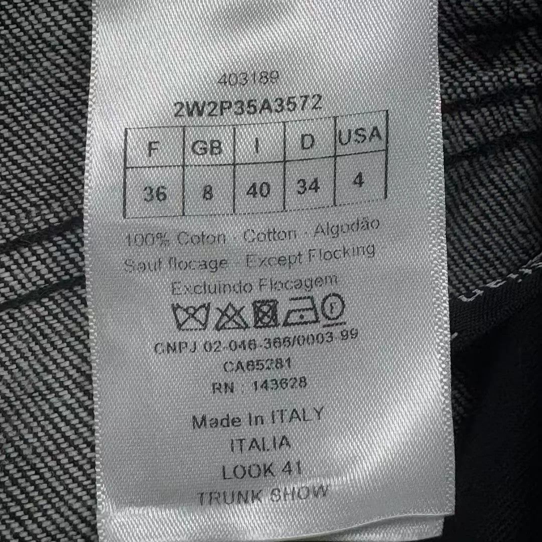 Dior Christian Dior New Black Gray Jeans Size US 36 / EU 52 - 5 Thumbnail