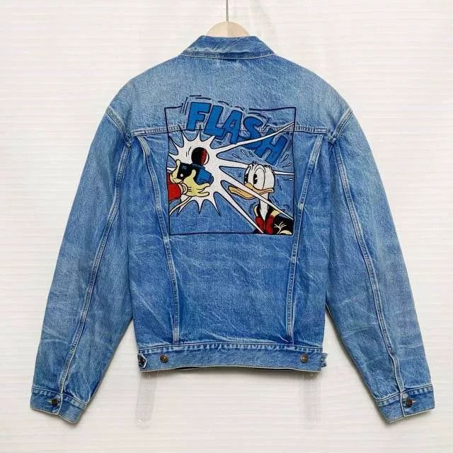 Gucci Gucci x Disney Donald Duck Denim Jacket Size US XXL / EU 58 / 5 - 2 Thumbnail
