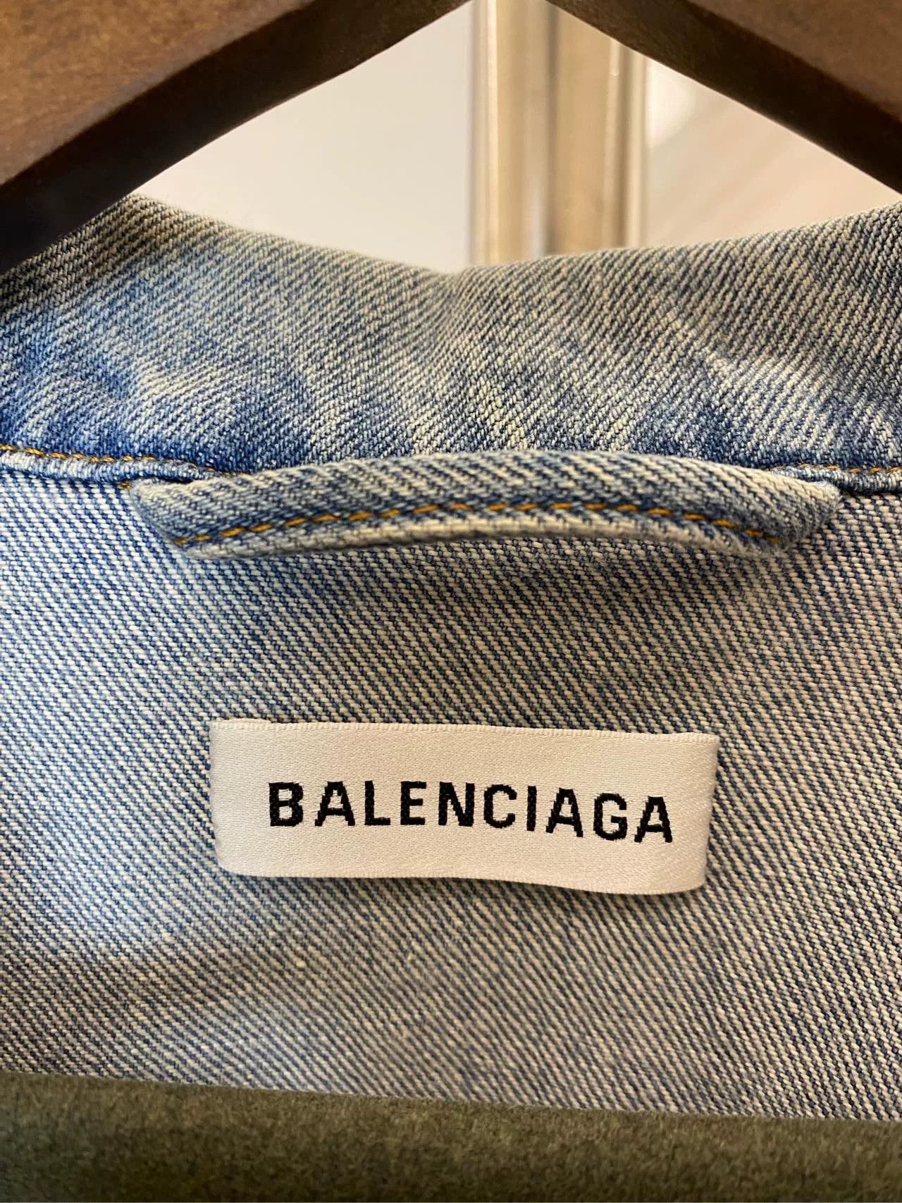 Balenciaga Balenciaga Blue Denim Jacket Size 38 Size US S / EU 44-46 / 1 - 4 Thumbnail