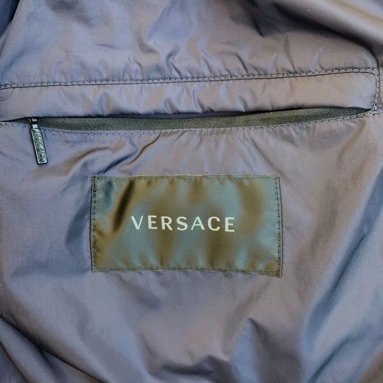 Versace VERSACE Medusa Print Detachable Sleeve Down Jacket Size US XL / EU 56 / 4 - 5 Thumbnail