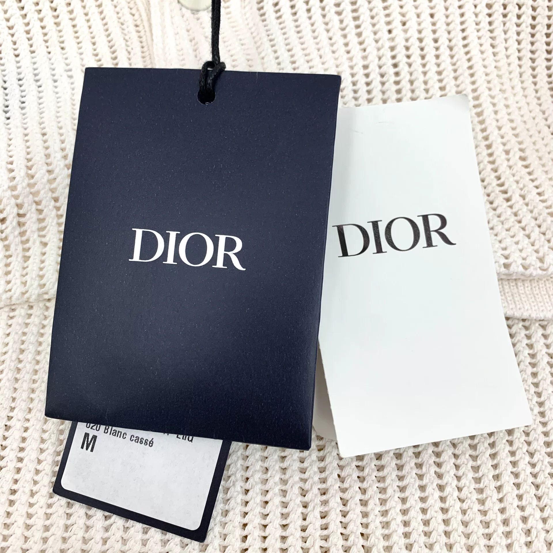 Dior Dior Grey Cutout Knit Short Sleeve Polo Size US M / EU 48-50 / 2 - 6 Thumbnail