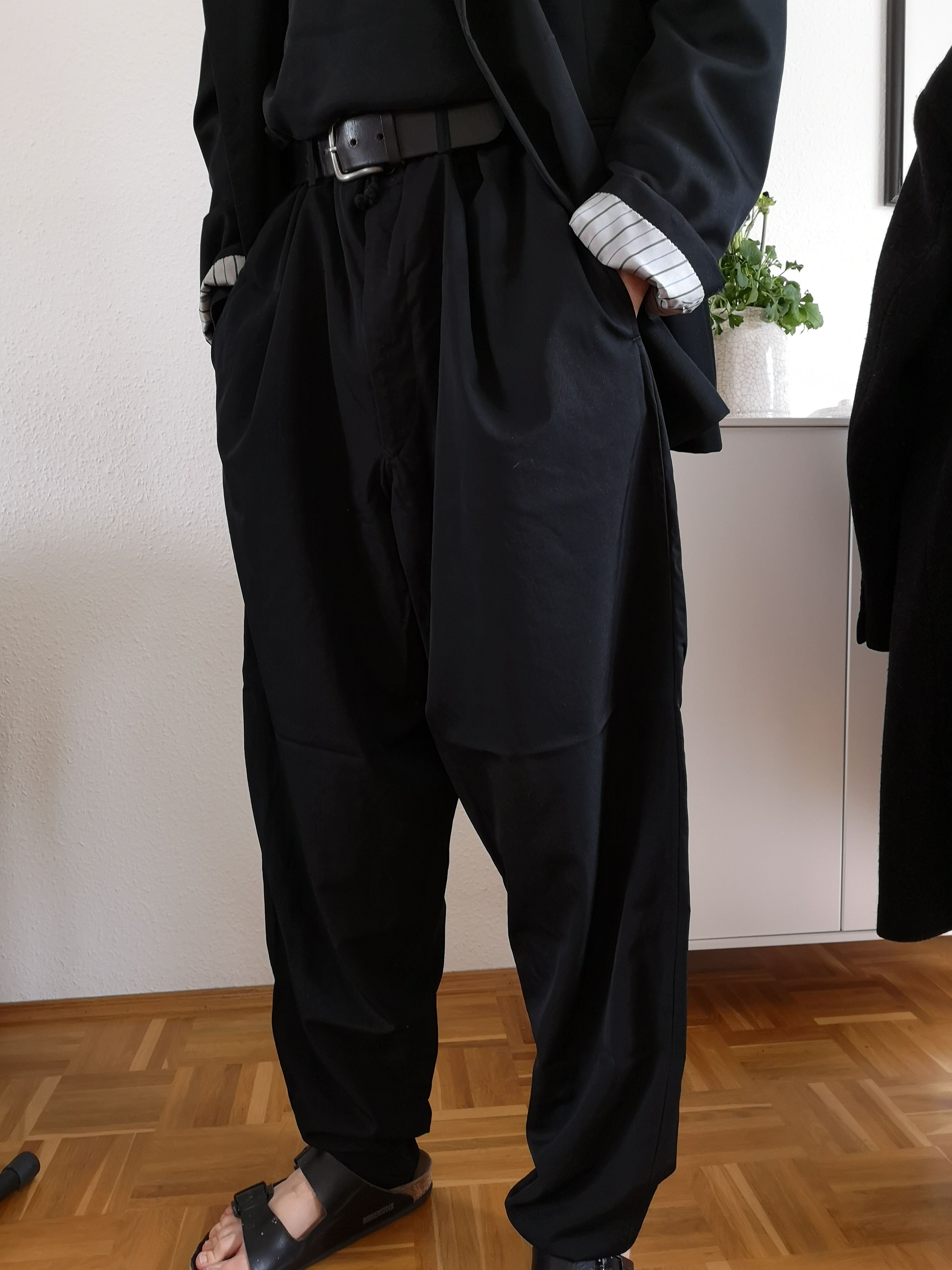 Yohji Yamamoto Yohji Yamamoto Drawstring Wool Gabardine