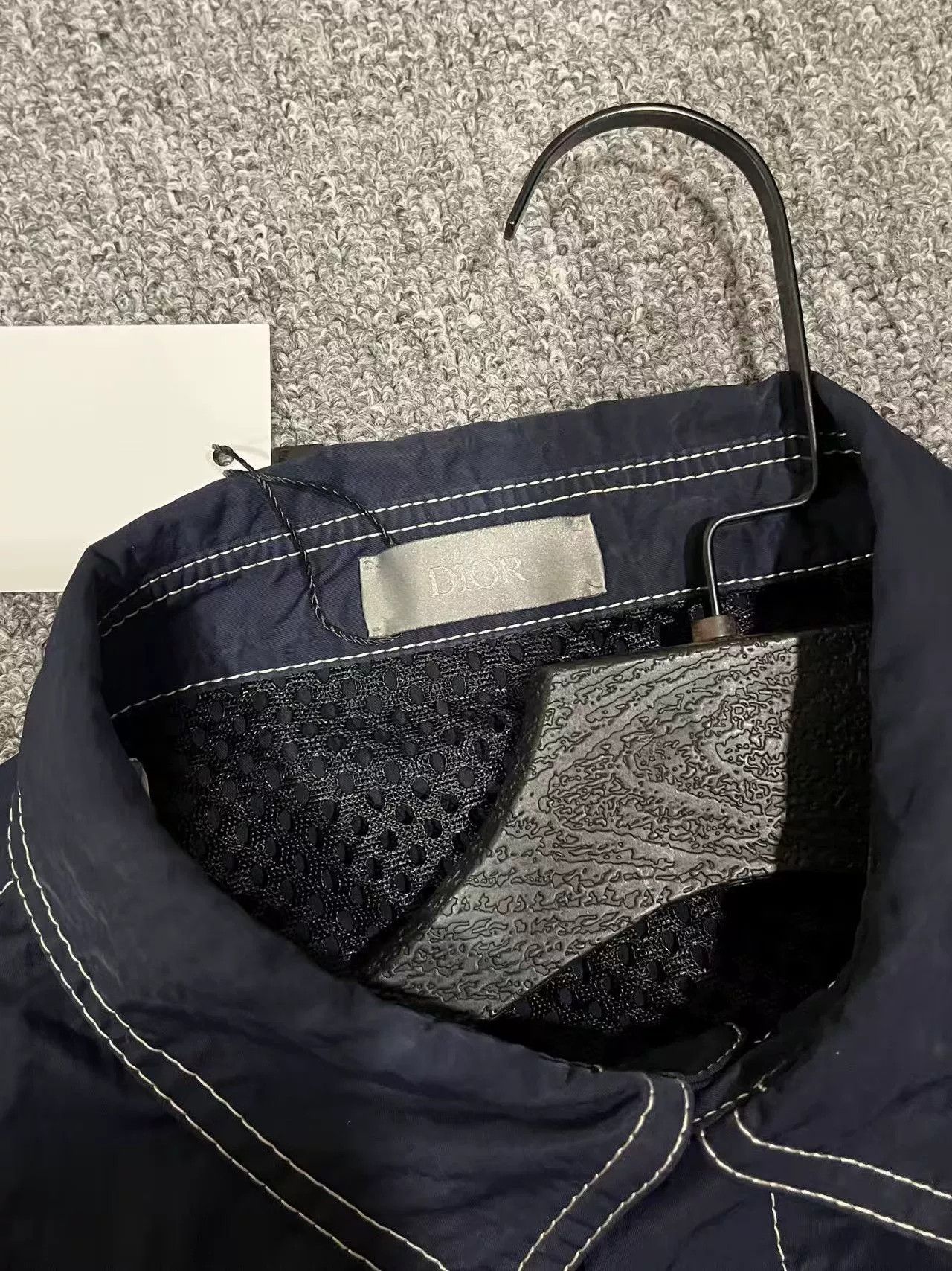 Dior Dior Embroidered Logo Blue Shirt Jacket Size US M / EU 48-50 / 2 - 3 Thumbnail