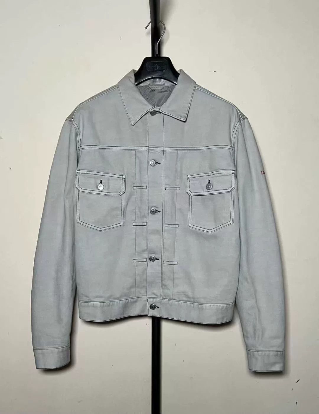 Dior Dior Gray Tiger Embroidery Jacket Size US XL / EU 56 / 4 - 2 Thumbnail