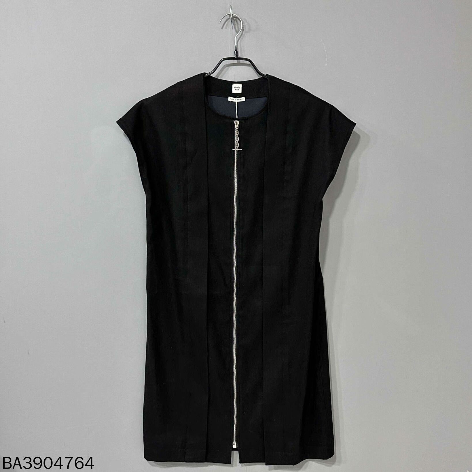 Hermes black zip vest dress from hermes Size US 38 / EU 54 - 2 Thumbnail