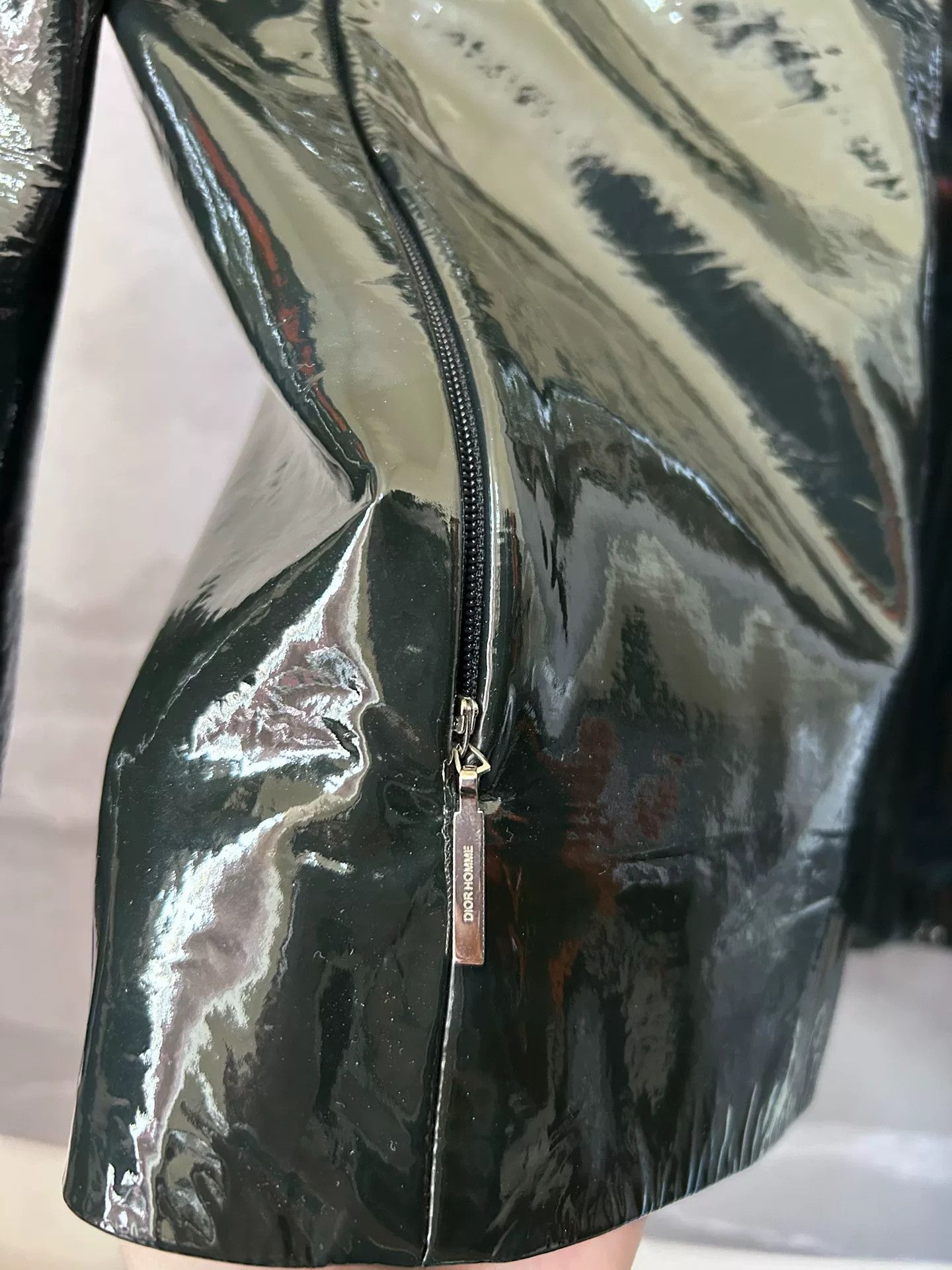 Dior dior homme green patent leather jacket Size US M / EU 48-50 / 2 - 6 Thumbnail