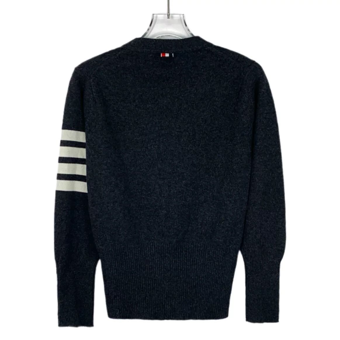 Thom Browne thom browne gray cashmere cardigan Size US M / EU 48-50 / 2 - 2 Thumbnail