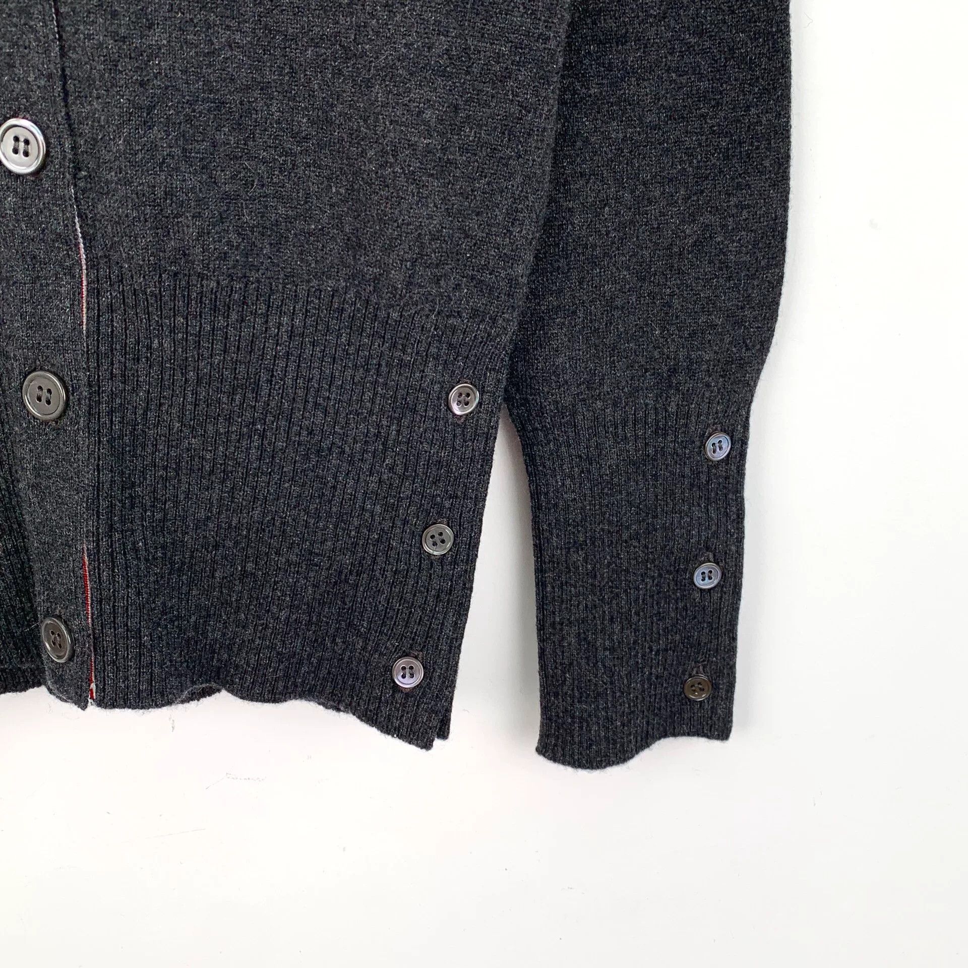 Thom Browne thom browne gray cashmere cardigan Size US M / EU 48-50 / 2 - 4 Thumbnail