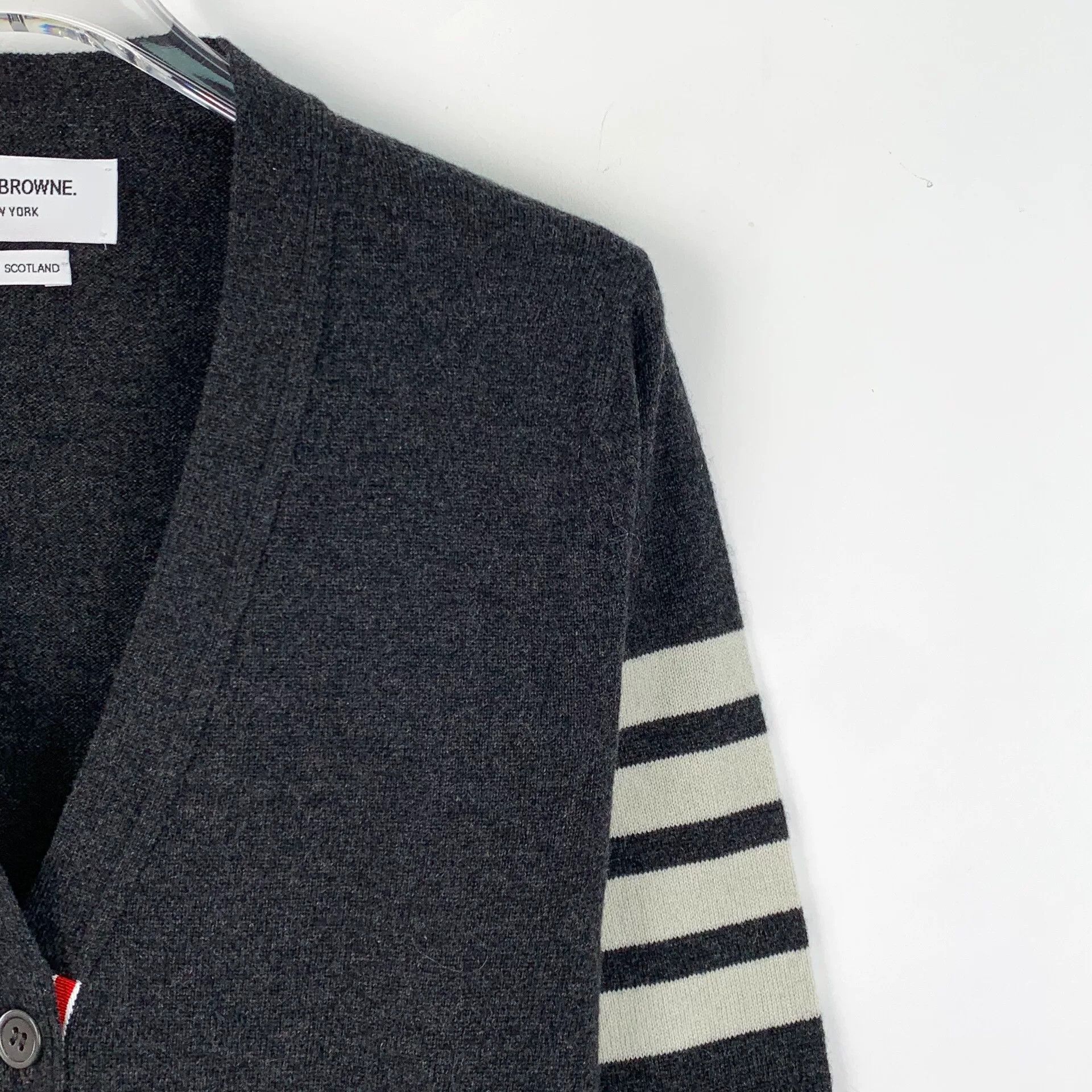 Thom Browne thom browne gray cashmere cardigan Size US M / EU 48-50 / 2 - 3 Thumbnail