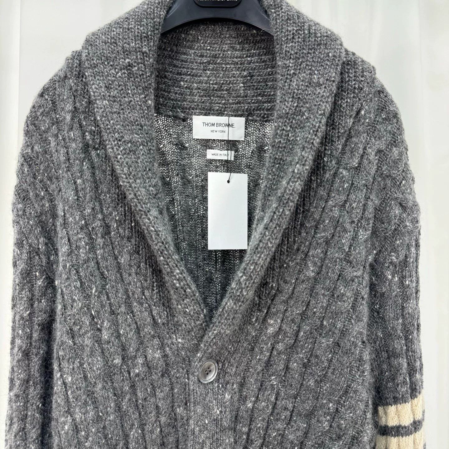 Thom Browne thom browne long cable knit cardigan Size US S / EU 44-46 / 1 - 3 Thumbnail