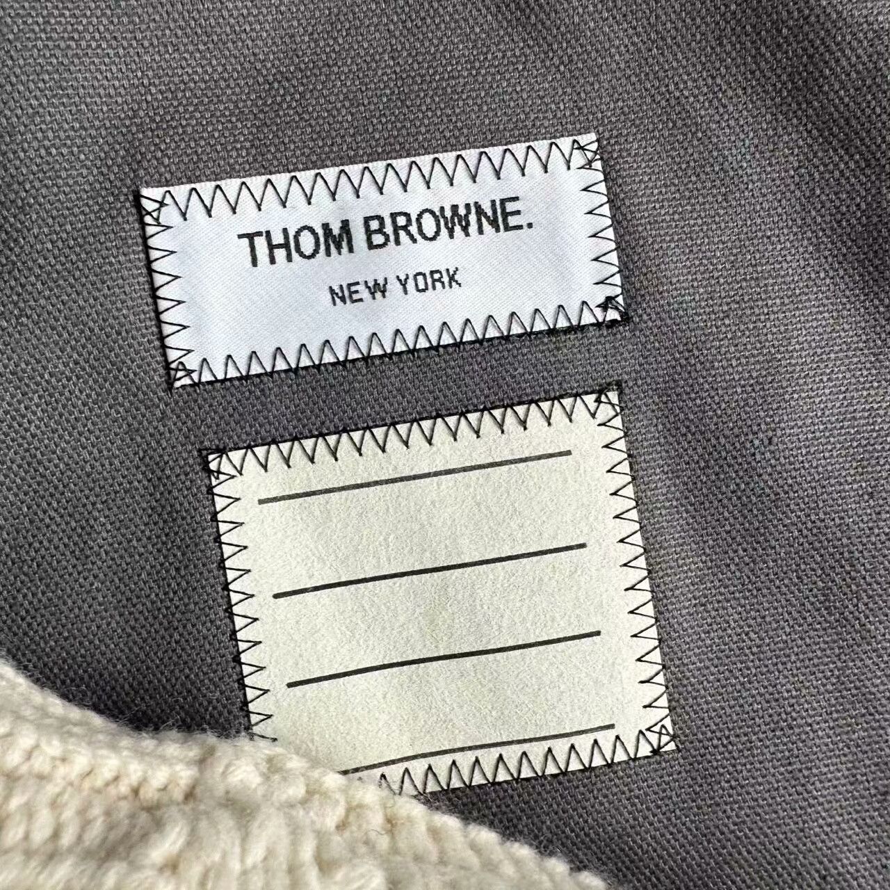 Thom Browne thom browne beige wool sweater with tags Size US M / EU 48-50 / 2 - 5 Thumbnail