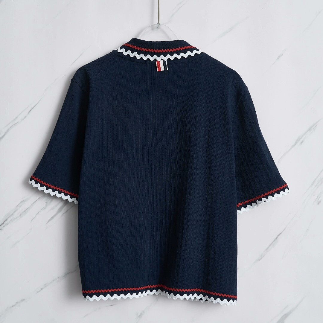 Thom Browne thom browne women's short sleeve knit tee Size US M / EU 48-50 / 2 - 2 Thumbnail