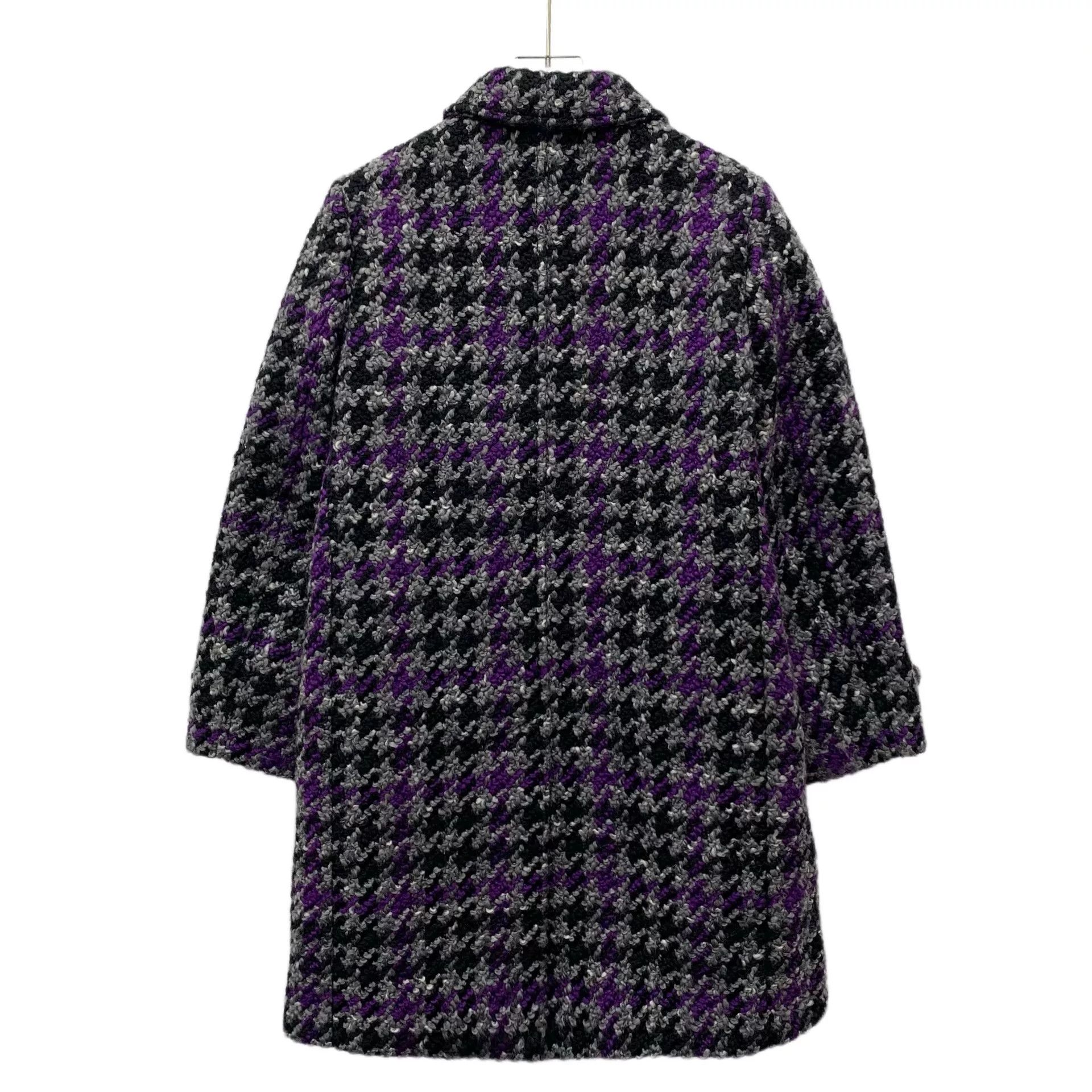 Miu Miu Miu Miu Colorful Houndstooth Long Sleeve Coat Size US S / EU 44-46 / 1 - 2 Thumbnail