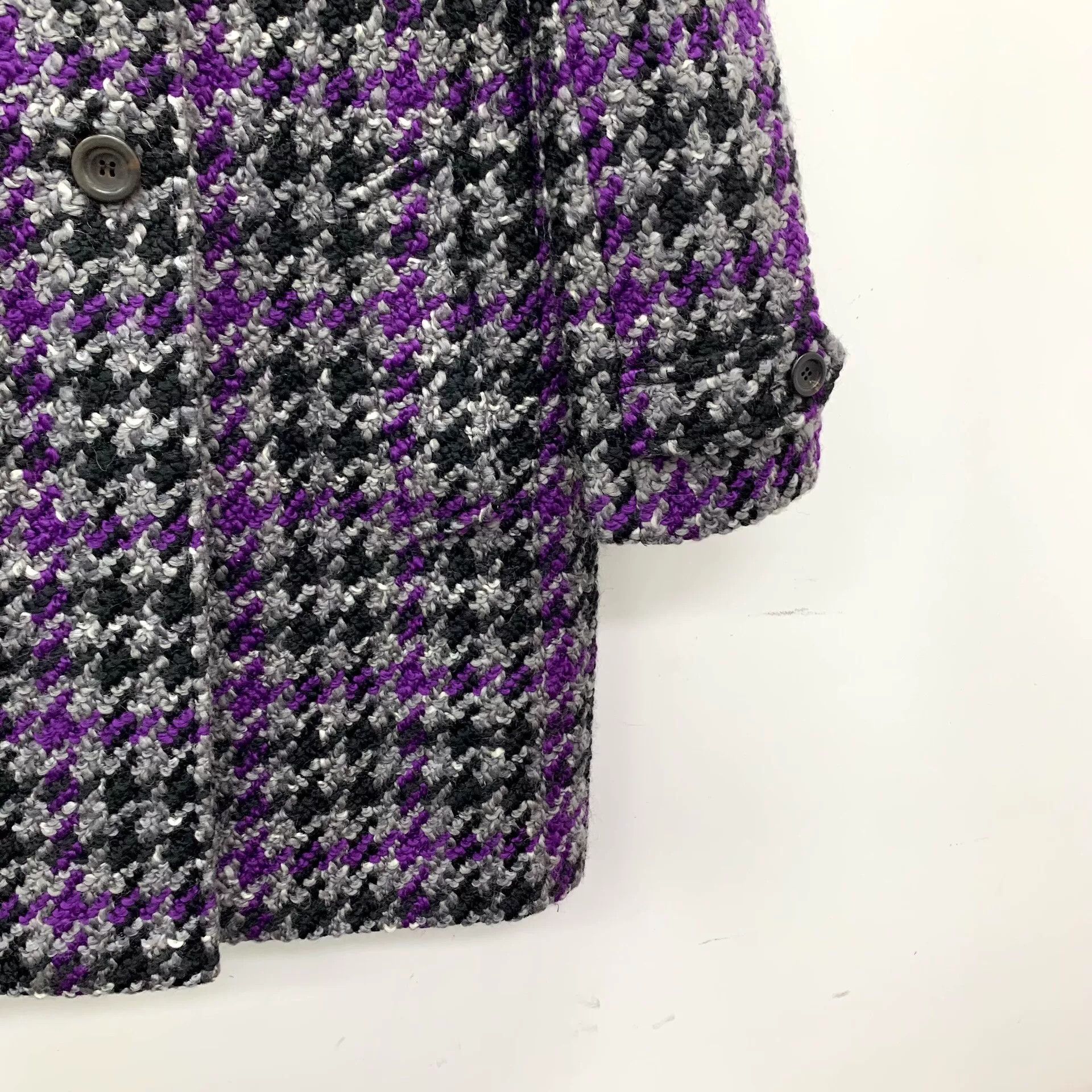 Miu Miu Miu Miu Colorful Houndstooth Long Sleeve Coat Size US S / EU 44-46 / 1 - 4 Thumbnail