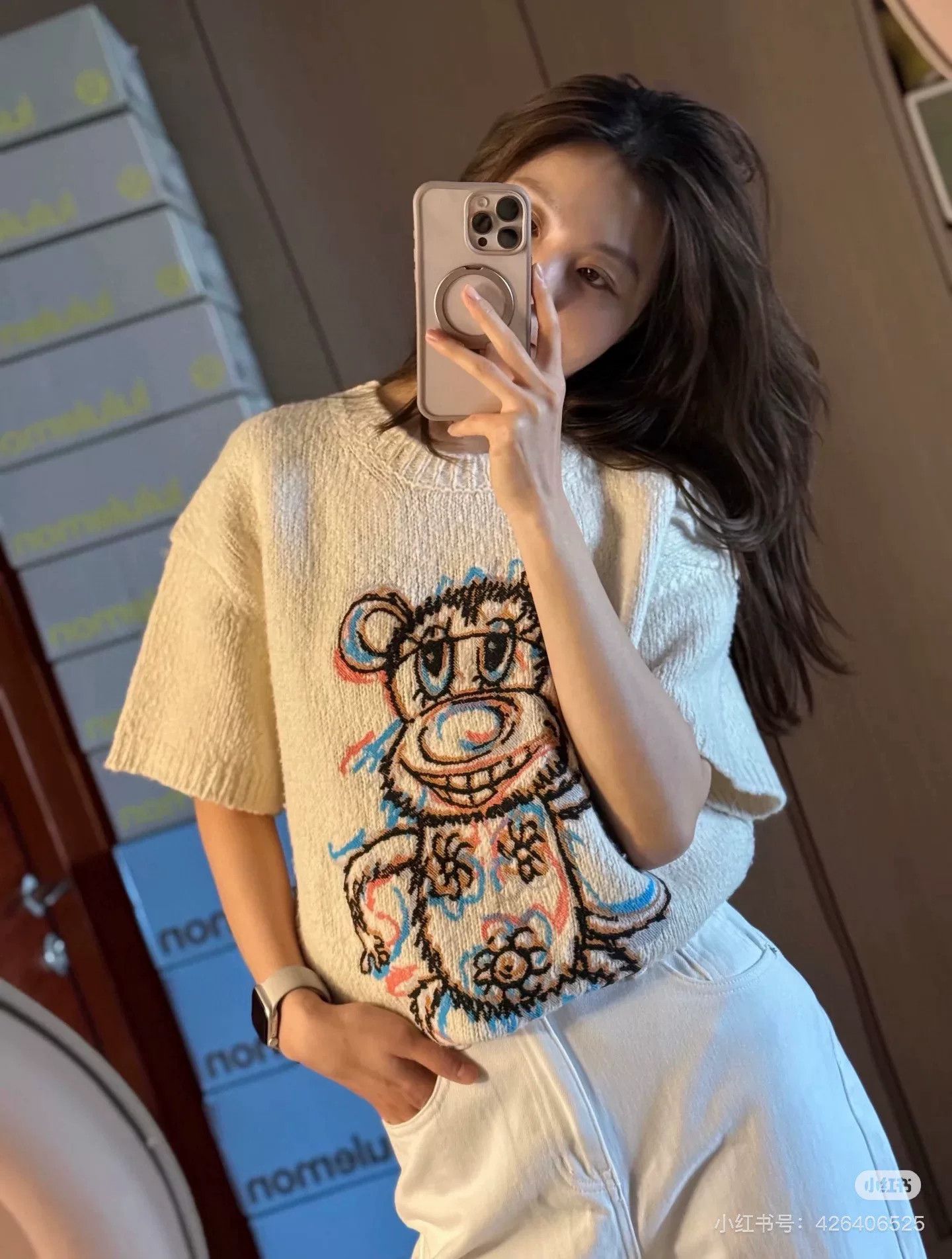 Dior dior colorful printed cartoon knit pullover Size US M / EU 48-50 / 2 - 7 Thumbnail