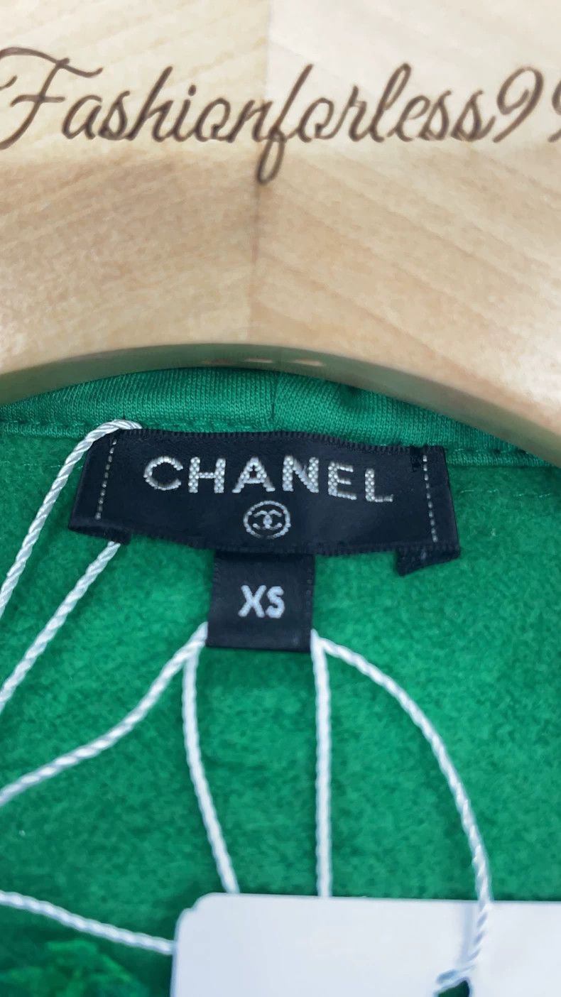 Chanel Chanel Forest Green Hoodie Dress XS Size US XS / EU 42 / 0 - 3 Thumbnail