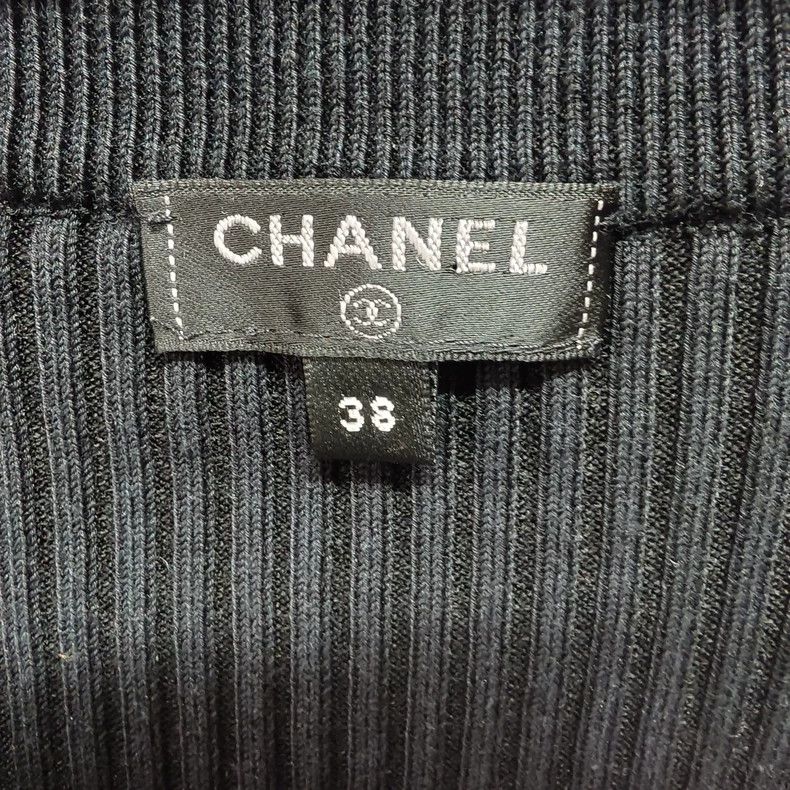 Chanel Chanel Ruffled Trim Knit Cardigan Size US M / EU 48-50 / 2 - 3 Thumbnail
