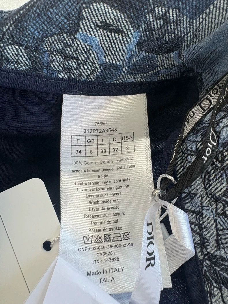 Dior Dior Alice in Wonderland Print Shorts Size US 34 / EU 50 - 4 Thumbnail