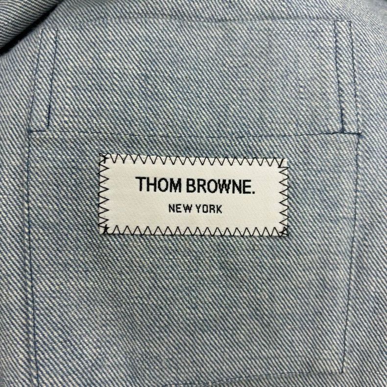 Thom Browne THOM BROWNE FW21 Denim Shirt Size US S / EU 44-46 / 1 - 4 Thumbnail