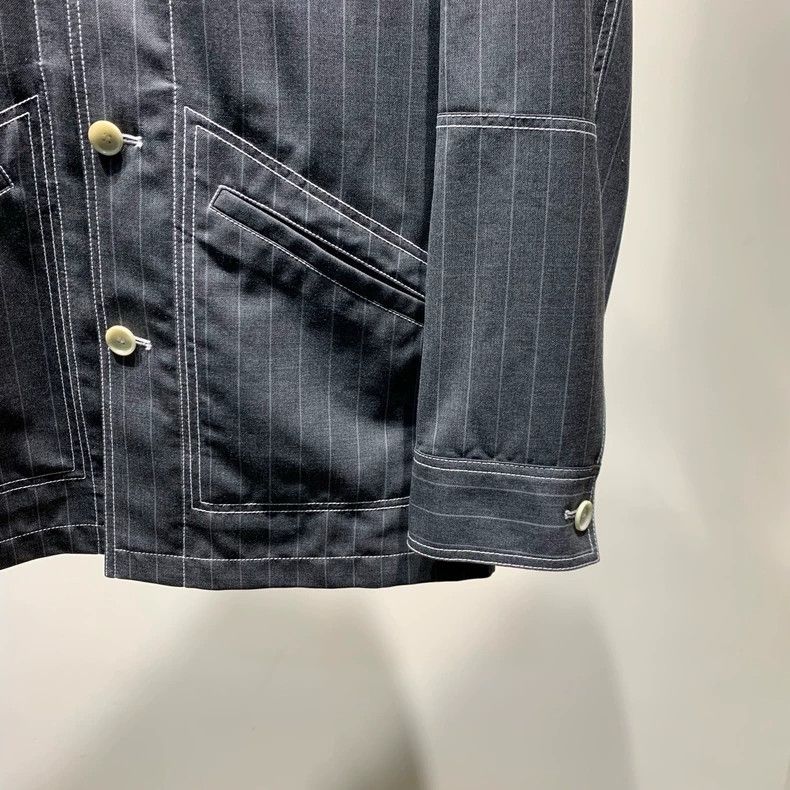 Versace Versace Vertical Stripe Cargo Jacket Size US XL / EU 56 / 4 - 6 Thumbnail