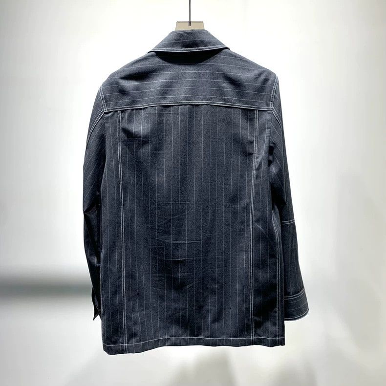 Versace Versace Vertical Stripe Cargo Jacket Size US XL / EU 56 / 4 - 7 Thumbnail