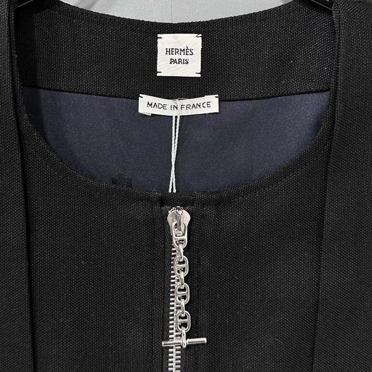 Hermes Hermes Zip Vest Dress Size US XS / EU 42 / 0 - 4 Thumbnail