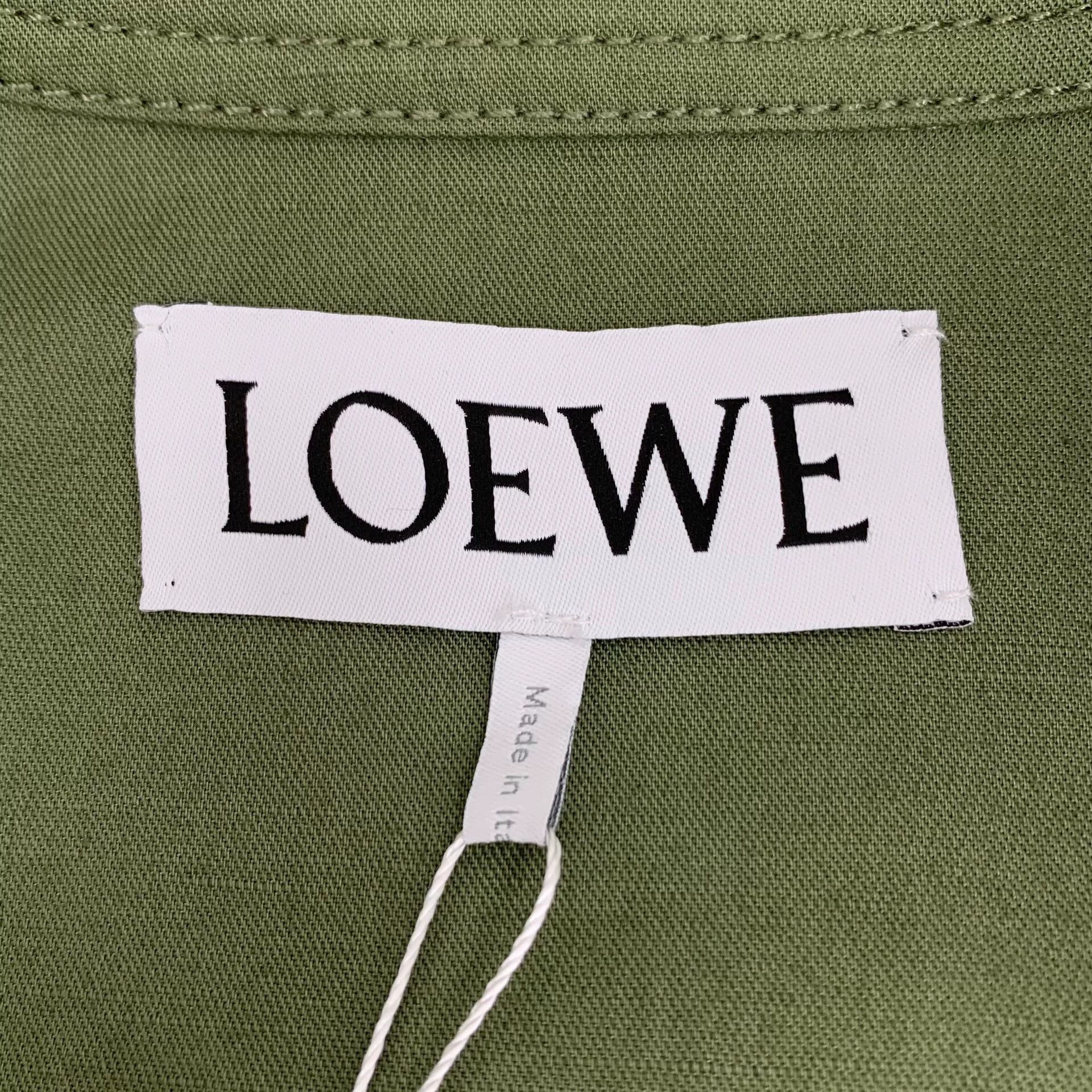 Loewe Loewe Green Logo Cotton Jacket Size S Size US S / EU 44-46 / 1 - 6 Thumbnail