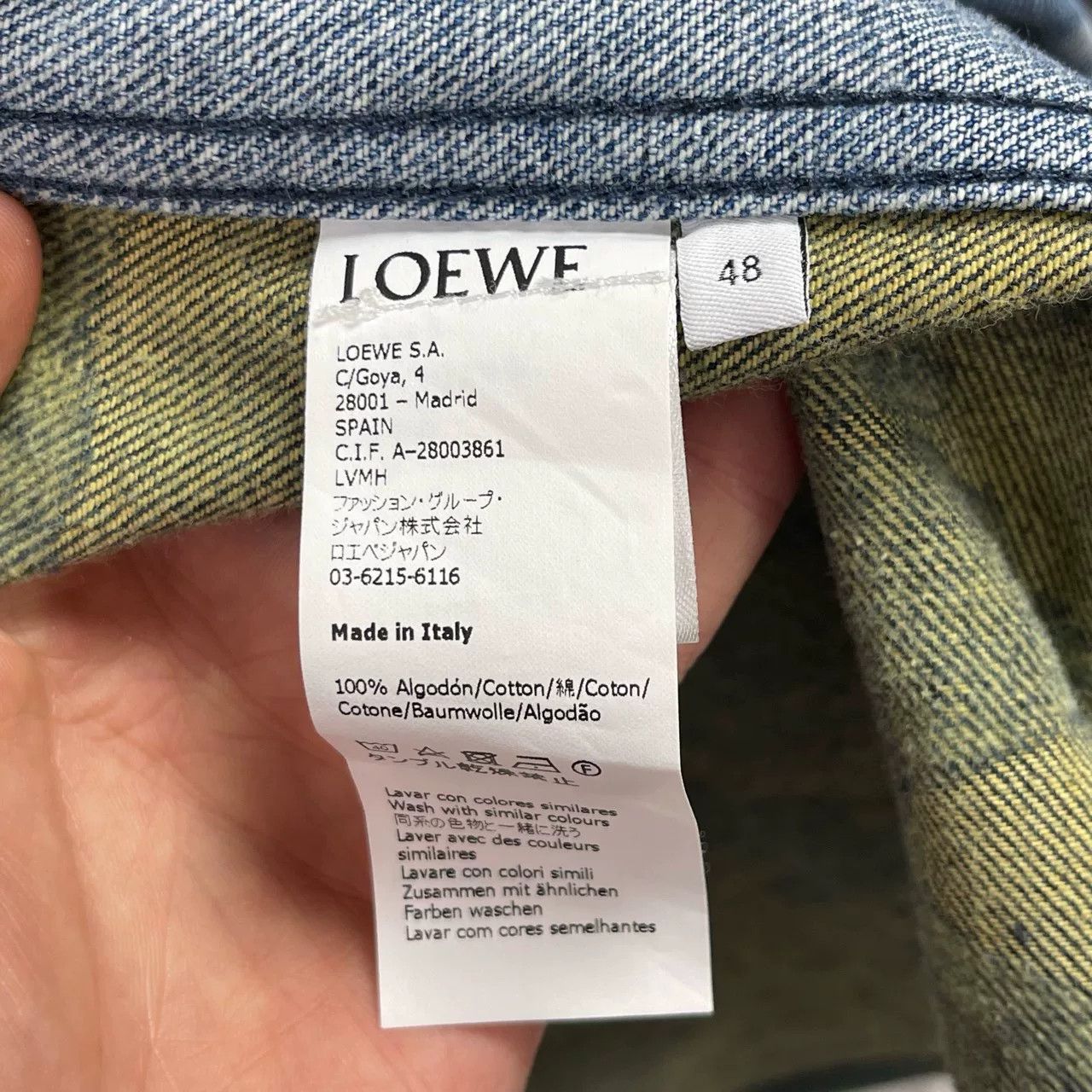 Loewe Camo Denim Jacket 48 Size US S / EU 44-46 / 1 - 4 Thumbnail